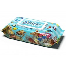 Skippy Aqua влажные салфетки для детей, 80 шт